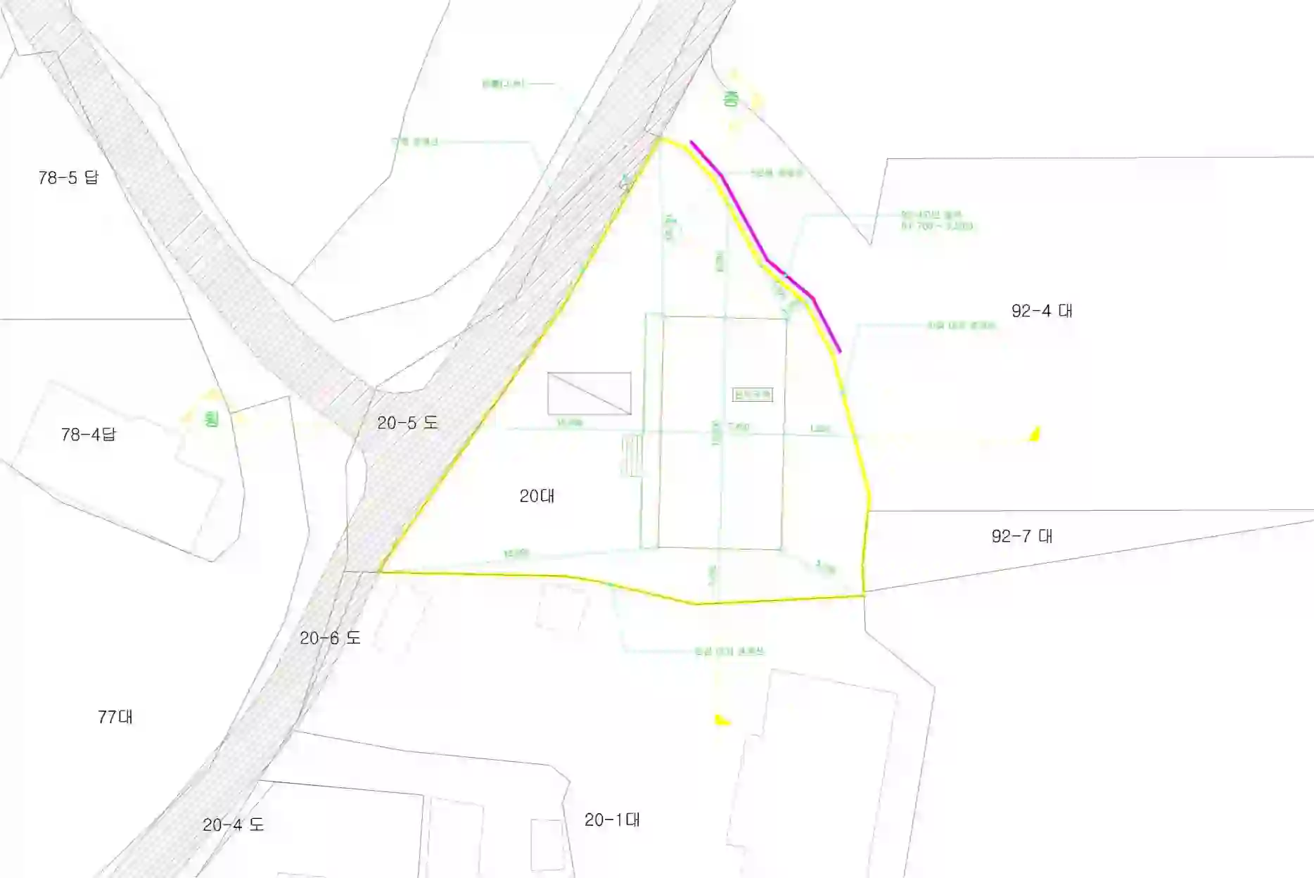 사곡동 20 배치도 이미지